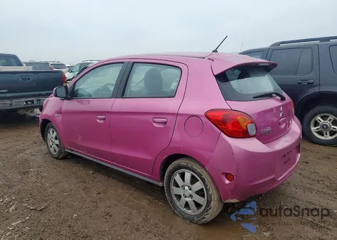 2015 Mitsubishi Mirage Es z USA, uszkodzony, nr VIN ML32A4HJ7FH057559